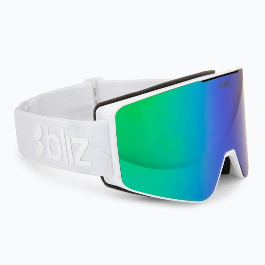 Zdjęcie produktu Gogle narciarskie Bliz G001 matte white / brown / green multi