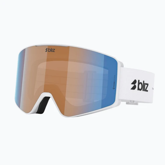 Zdjęcie produktu Gogle narciarskie Bliz G001 matte white / non orange / blue multi