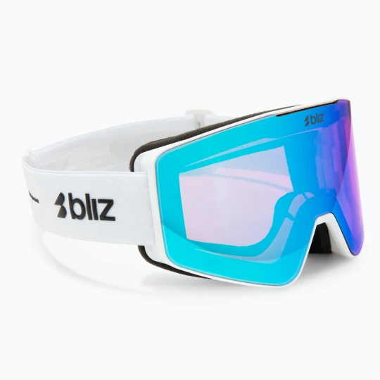 Zdjęcie produktu Gogle narciarskie Bliz G001S matte white / non violet / blue multi