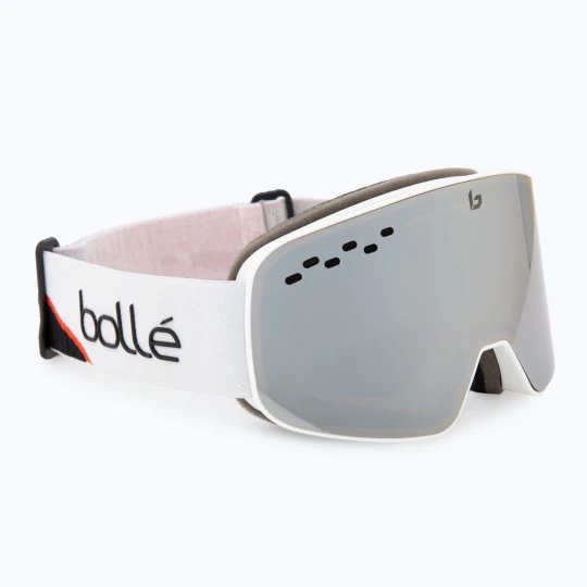 Zdjęcie produktu Gogle narciarskie Bollé Nevada race white matte/black chrome Bolle