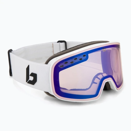 Zdjęcie produktu Gogle narciarskie Bollé Nevada Small offwhite matte/phantom vermillon blue photochromic Bolle