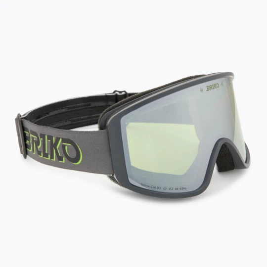 Zdjęcie produktu Gogle narciarskie Briko Pulse white gray/yellow Szary