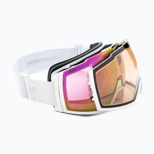 Zdjęcie produktu Gogle narciarskie damskie Rossignol Magne'Lens W white / pink miror / silver miror
