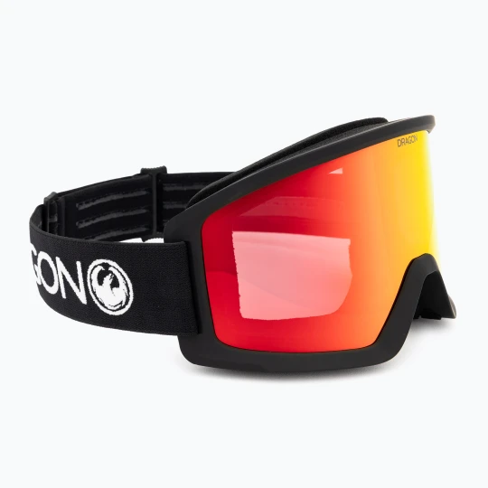 Zdjęcie produktu Gogle narciarskie DRAGON DX3 L OTG black/lumalens red ion Pomarańczowy