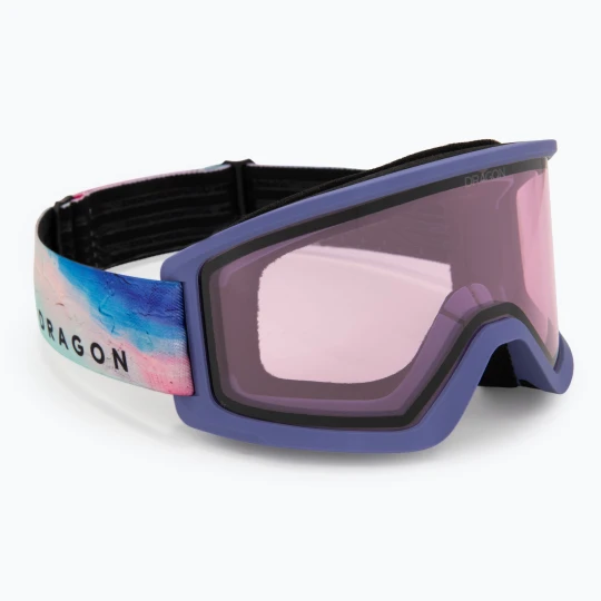 Zdjęcie produktu Gogle narciarskie DRAGON DX3 OTG sunset/lumalens light rose Fioletowy