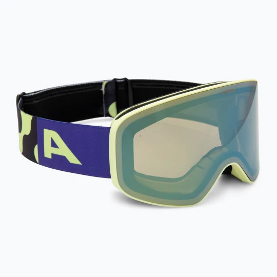 Zdjęcie produktu Gogle narciarskie dziecięce Alpina Fernie Q-Lite sunny / lime matt Zielony