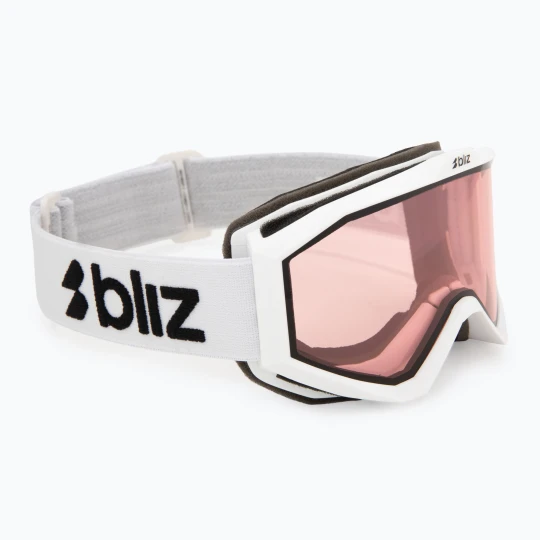 Zdjęcie produktu Gogle narciarskie dziecięce Bliz Liner Jr matte white/pink