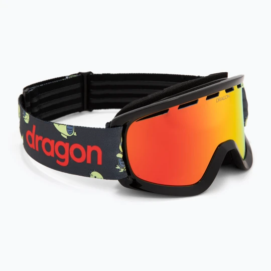 Zdjęcie produktu Gogle narciarskie dziecięce Dragon LIL D lil kaiju/lumalens red ion Czarny