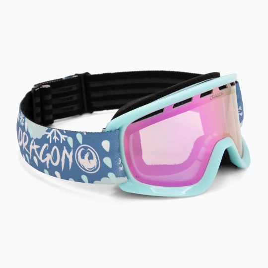 Zdjęcie produktu Gogle narciarskie dziecięce Dragon LIL D snow dance/lumalens pink ion Biały