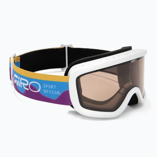 Zdjęcie produktu Gogle narciarskie dziecięce Giro Chico 2.0 Jr purple waves / amber rose Fioletowy