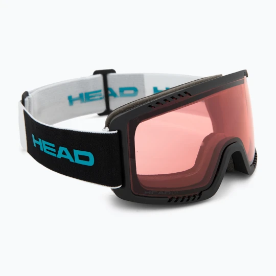 Zdjęcie produktu Gogle narciarskie dziecięce HEAD Contex Youth red/wcr/red Czarny