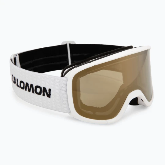 Zdjęcie produktu Gogle narciarskie dziecięce Salomon Lumi Acces Jr white/flash gold