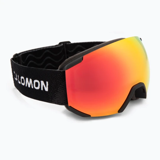 Zdjęcie produktu Gogle narciarskie dziecięce Salomon Radium black/mi mid red
