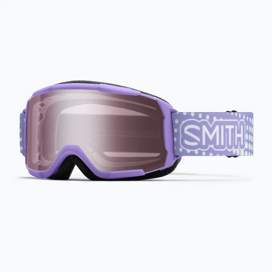 Zdjęcie produktu Gogle narciarskie dziecięce Smith Daredevil S2 light lavender dot clouds / ignitor mirror antifog Fioletowy