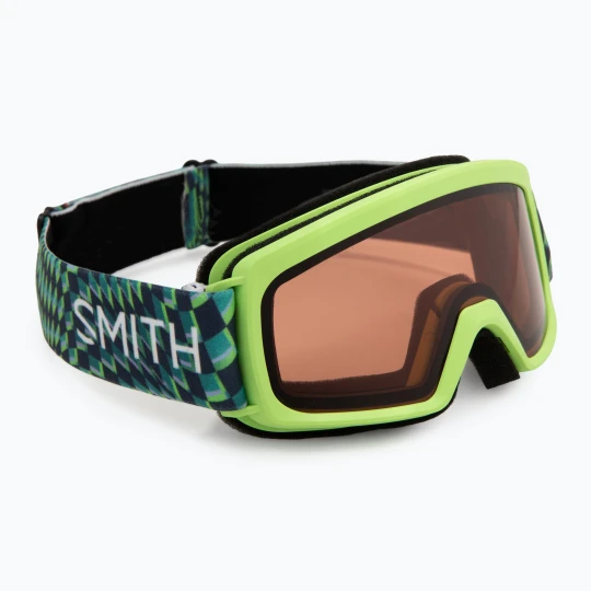 Zdjęcie produktu Gogle narciarskie dziecięce Smith Rascal Jr electric lime left turn/rc36 Żółty