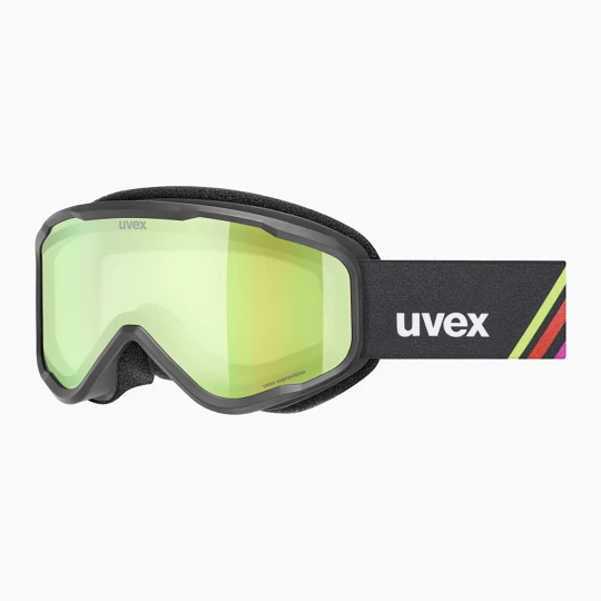 Zdjęcie produktu Gogle narciarskie dziecięce UVEX Speedy Nova FM S2 black matt / mirror green