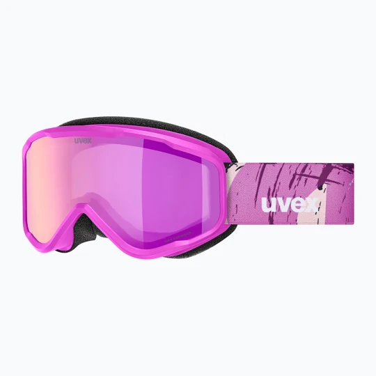Zdjęcie produktu Gogle narciarskie dziecięce UVEX Speedy Nova FM S2 pink matt / mirror pink