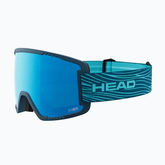 Zdjęcie produktu Gogle narciarskie HEAD Contex Pro 5k Race blue / petrol / blue / chrome / orange