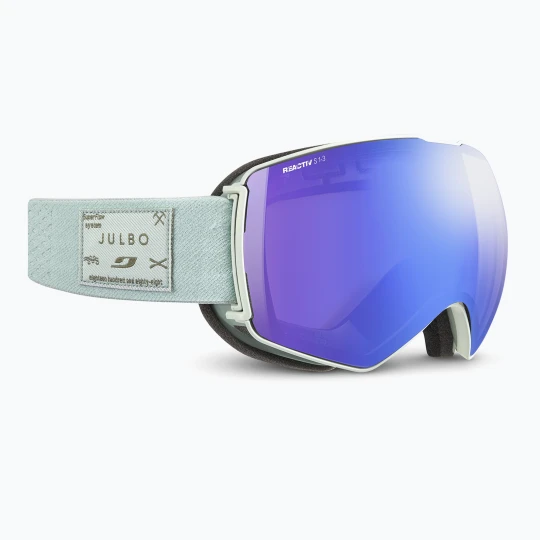Zdjęcie produktu Gogle narciarskie Julbo Lightyear Reactiv High Contrast S1-S3 light gray / flash blue Szary