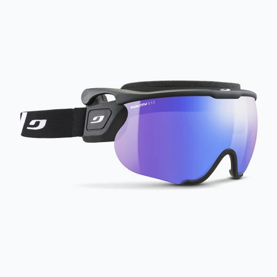 Zdjęcie produktu Gogle narciarskie Julbo Sniper Evo L Reactiv High Contrast black / black / flash blue