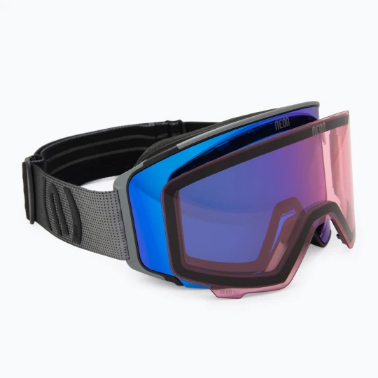 Zdjęcie produktu Gogle narciarskie Neon Ice black/anthracite/mirror blue/amber Szary