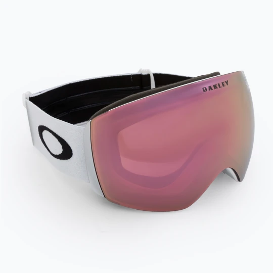 Zdjęcie produktu Gogle narciarskie Oakley Flight Deck L matte white / prizm rose gold iridium Różowy