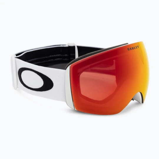 Zdjęcie produktu Gogle narciarskie Oakley Flight Deck L matte white / prizm snow torch iridium Czerwony