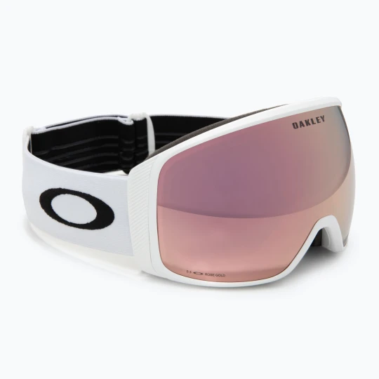 Zdjęcie produktu Gogle narciarskie Oakley Flight Tracker L matte white / prizm rose gold iridium