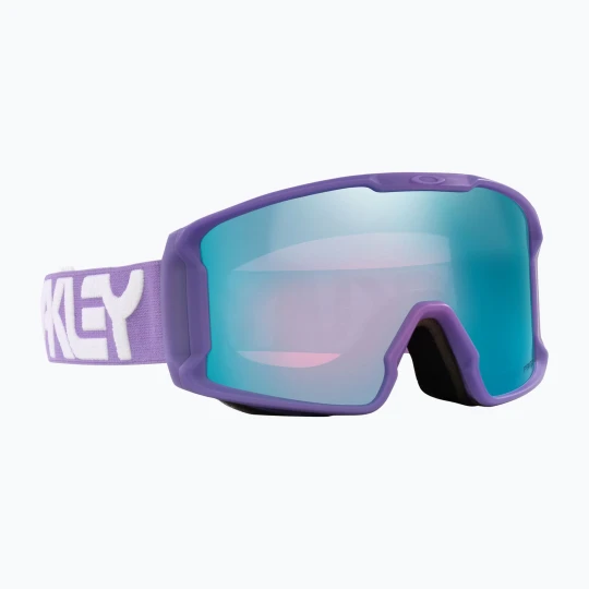 Zdjęcie produktu Gogle narciarskie Oakley Line Miner M matte b1b lilac/prizm sapphire iridium Różowy