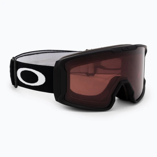 Zdjęcie produktu Gogle narciarskie Oakley Line Miner M matte black / prizm garnet Brązowy