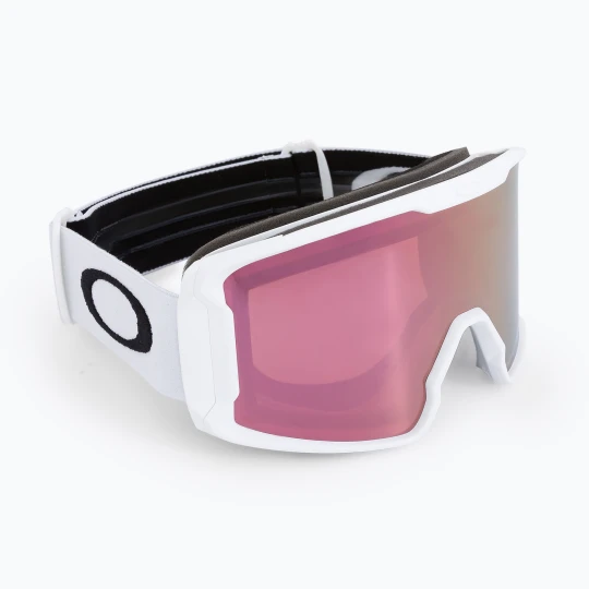 Zdjęcie produktu Gogle narciarskie Oakley Line Miner M matte white/prizm rose gold iridium Różowy