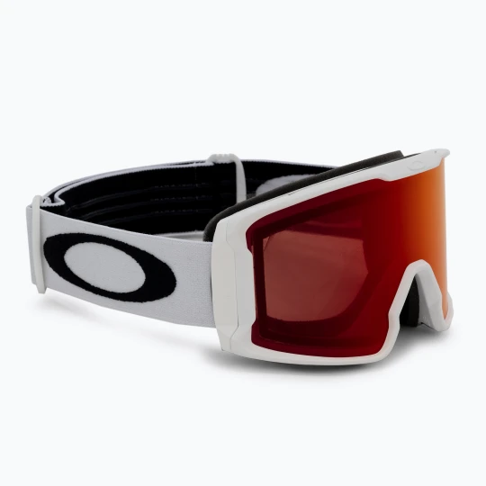 Zdjęcie produktu Gogle narciarskie Oakley Line Miner M matte white/prizm snow torch iridium Czerwony