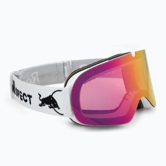 Zdjęcie produktu Gogle narciarskie Red Bull SPECT Rush matt white / red with pink purple mirror