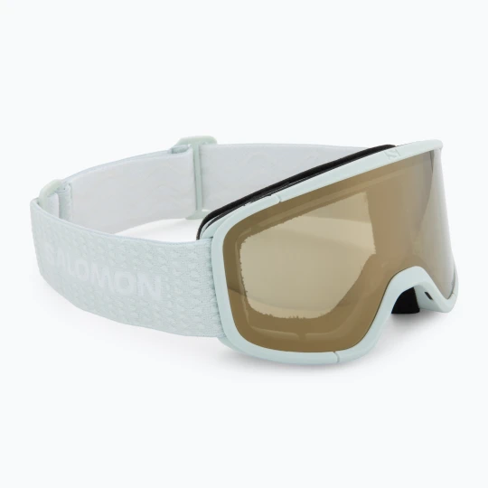 Zdjęcie produktu Gogle narciarskie Salomon Aksium 2.0 S Acces ice flow / flash gold Biały