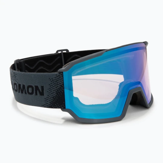 Zdjęcie produktu Gogle narciarskie Salomon S / View 3 Photo ebony / ml blue Szary