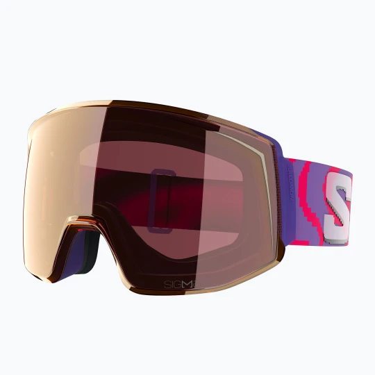 Zdjęcie produktu Gogle narciarskie Salomon Skarn Prime Sigma S2+S1 ultra violet / sigma copper / sigma clear pink