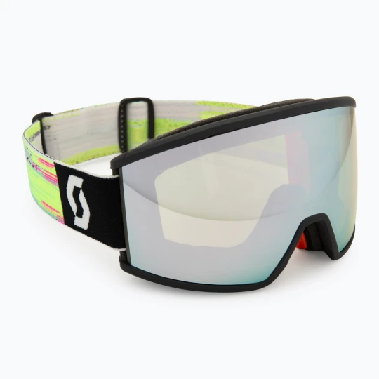 Zdjęcie produktu Gogle narciarskie SCOTT Ambit Compact black / neon yellow / amp white chrome