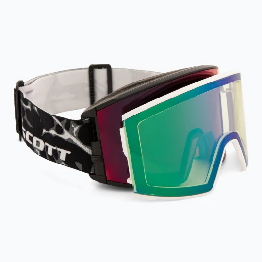 Zdjęcie produktu Gogle narciarskie SCOTT React Light Sensitive granite black / white / amp red chrome