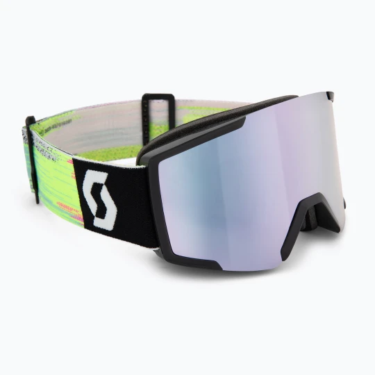 Zdjęcie produktu Gogle narciarskie SCOTT Shield black/neon yellow/amp lavender chrome