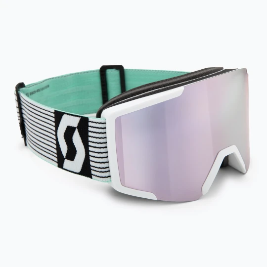 Zdjęcie produktu Gogle narciarskie SCOTT Shield white/mint green/amp lavender chrome