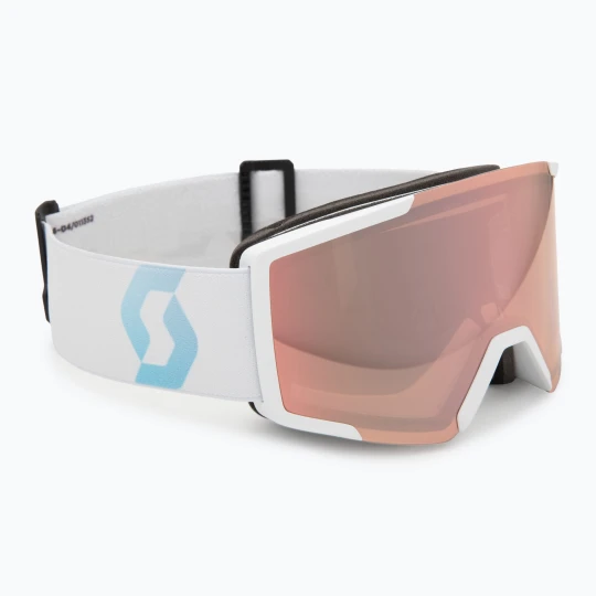 Zdjęcie produktu Gogle narciarskie SCOTT Shield white / soft pink / enhancer rose chrome