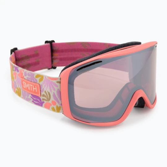 Zdjęcie produktu Gogle narciarskie Smith Rally flare flora/ignitor mirror Pomarańczowy