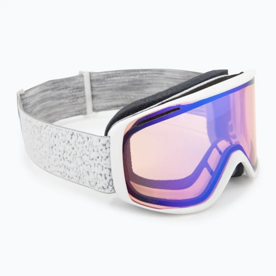 Zdjęcie produktu Gogle narciarskie Smith Rally white chunky knit / blue sensor mirror