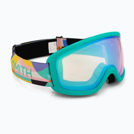 Zdjęcie produktu Gogle narciarskie Smith Snowday Jr jade formations / blue sensor mirror Zielony