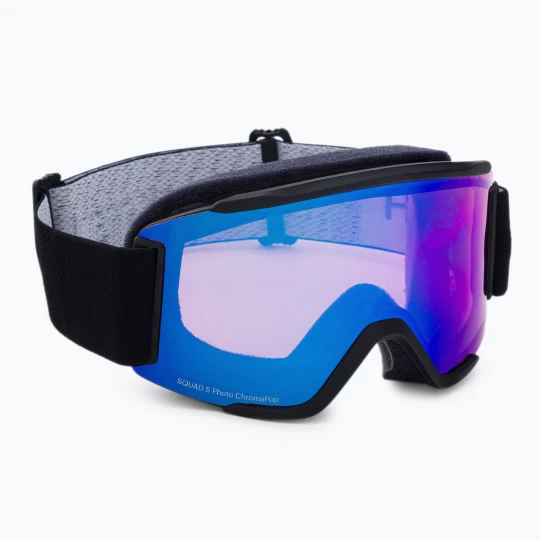Zdjęcie produktu Gogle narciarskie Smith Squad S black / chromapop photochromic rose flash