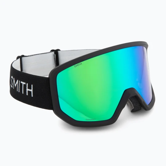 Zdjęcie produktu Gogle narciarskie Smith Transfer black/green sol-x mirror