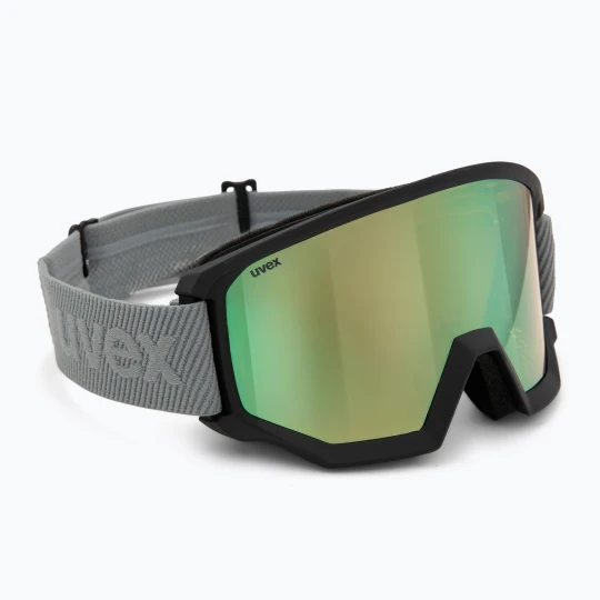 Zdjęcie produktu Gogle narciarskie UVEX Athletic CV black matt / mirror opal colorvision yellow