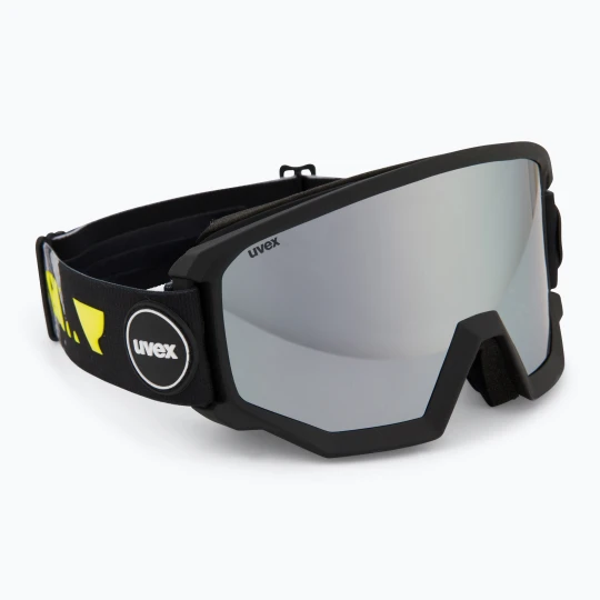 Zdjęcie produktu Gogle narciarskie UVEX Athletic CV black matt / mirror silver green