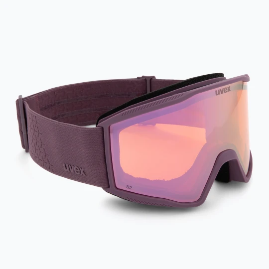 Zdjęcie produktu Gogle narciarskie UVEX Blast FM plum matt/mirror purple Fioletowy