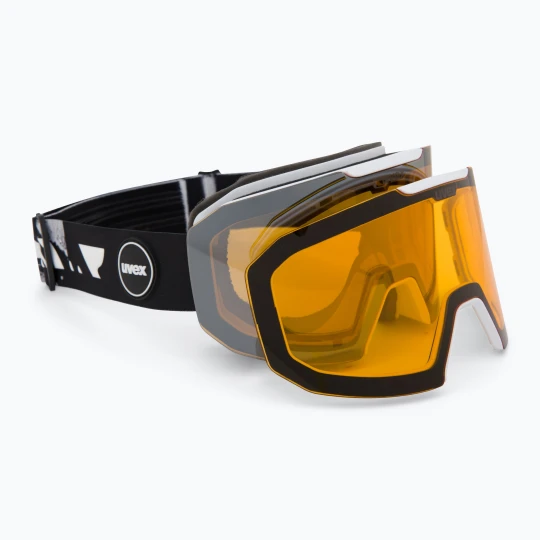 Zdjęcie produktu Gogle narciarskie UVEX Evidnt Attract + case white matt / mirror silver yellow clear